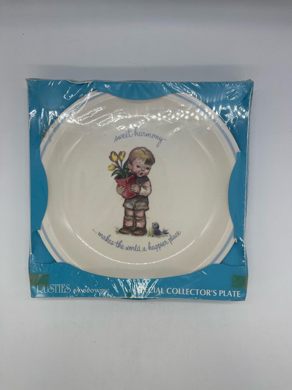 RUSTIES SPECIAL COLLECTOR'S PLATE BY BROWNIE NIB Sealed